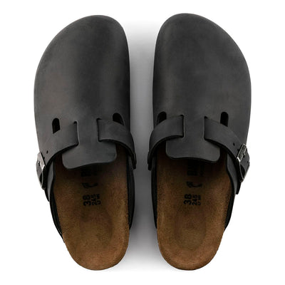 Boston Oiled Leather Black