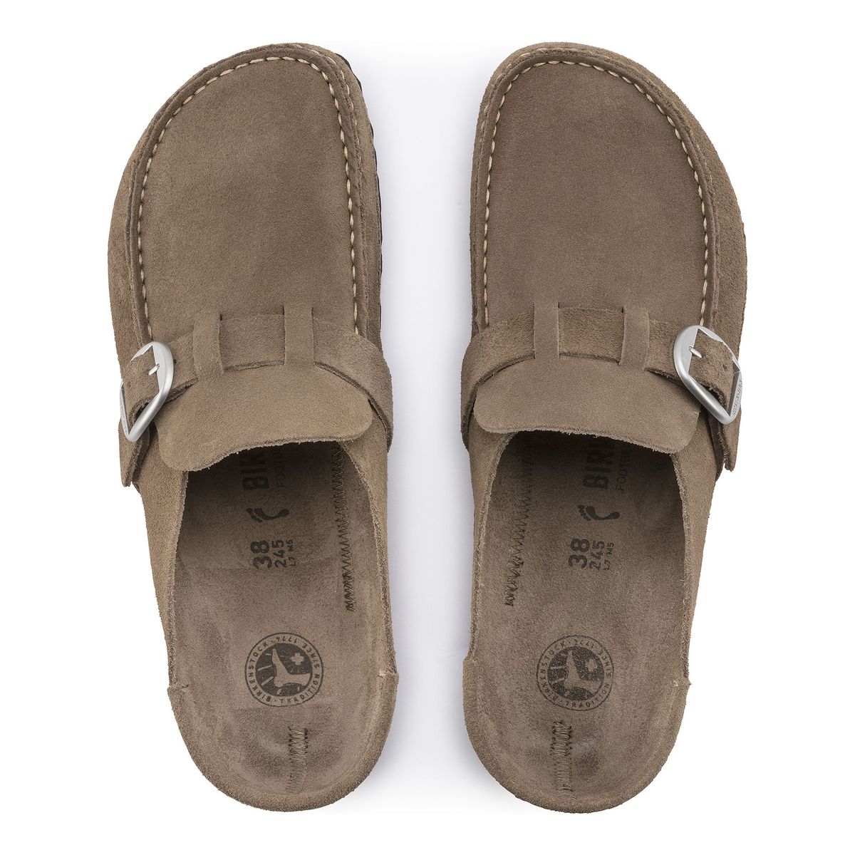 Birken®Stock Buckley Clog in Gray/Taupe