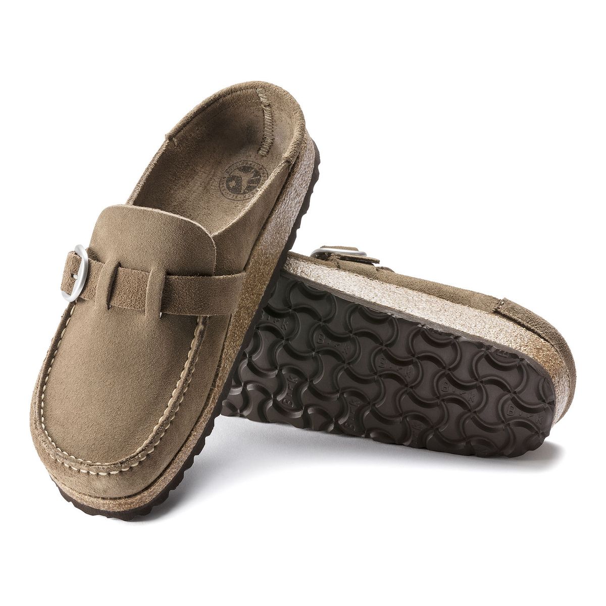 Birken®Stock Buckley Clog in Gray/Taupe