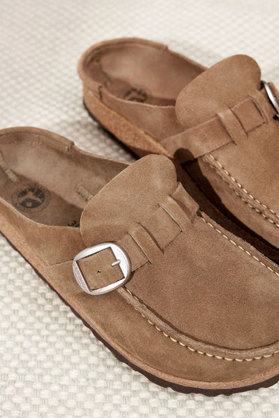 Birken®Stock Buckley Clog in Gray/Taupe