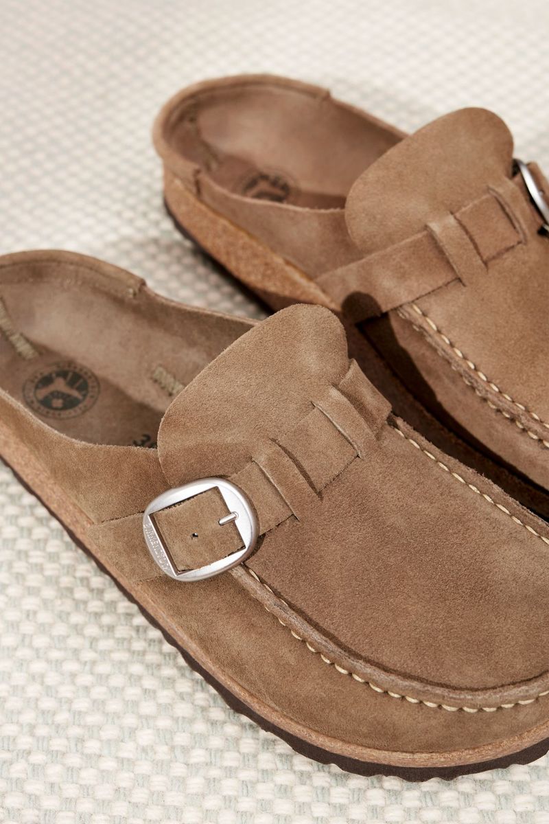Birken®Stock Buckley Clog in Gray/Taupe