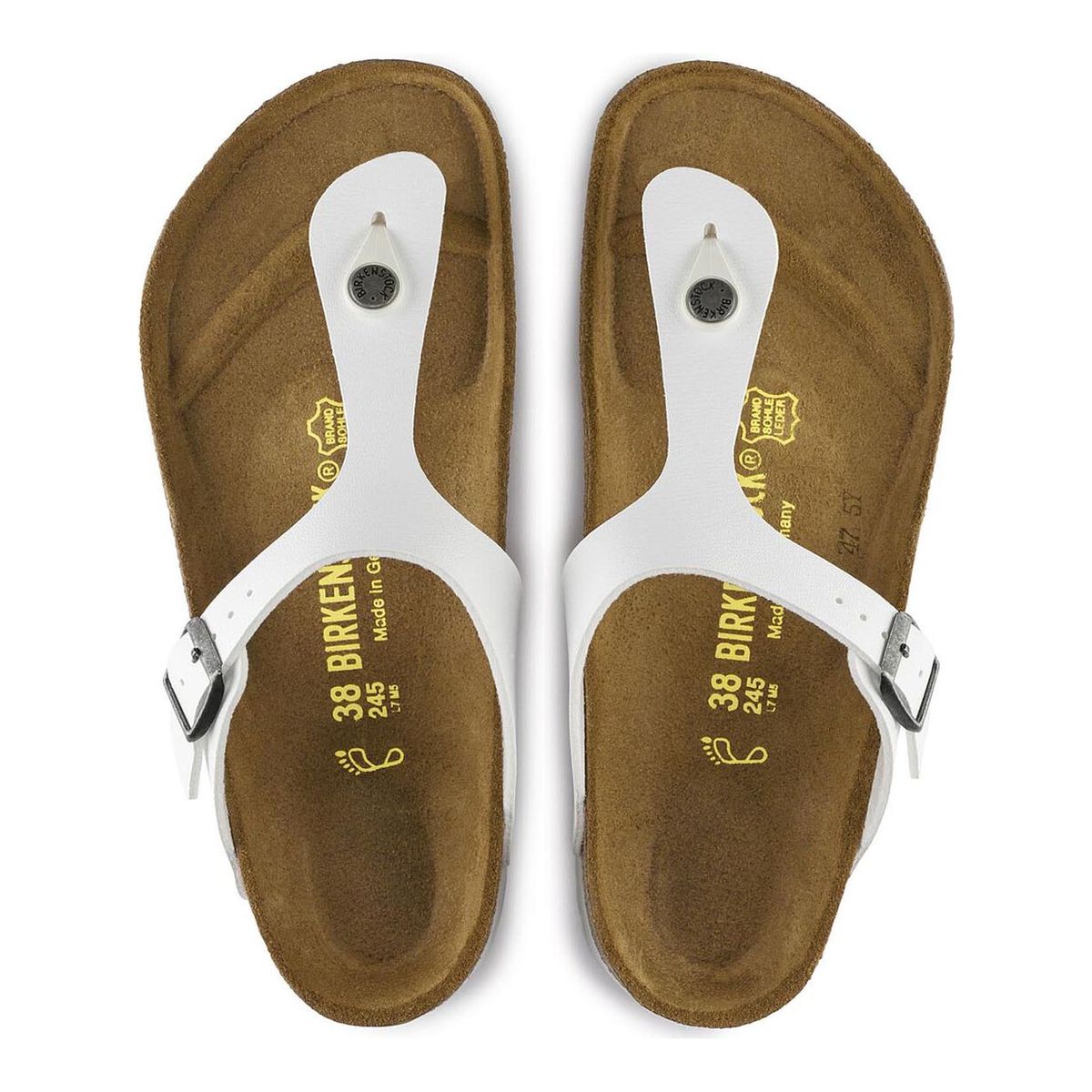 Birken®Stock Gizeh Birko-Flor en blanc