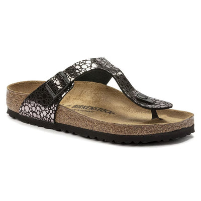 Birken®Stock Gizeh Birko-Flor en Noir Métallisé