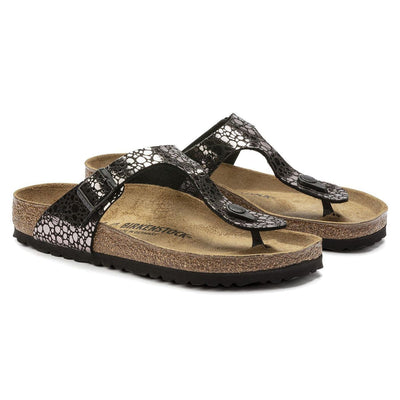 Birken®Stock Gizeh Birko-Flor en Noir Métallisé