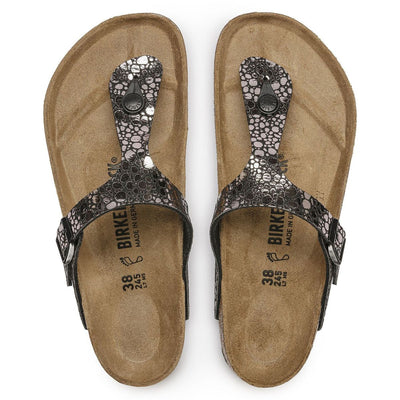 Birken®Stock Gizeh Birko-Flor en Noir Métallisé