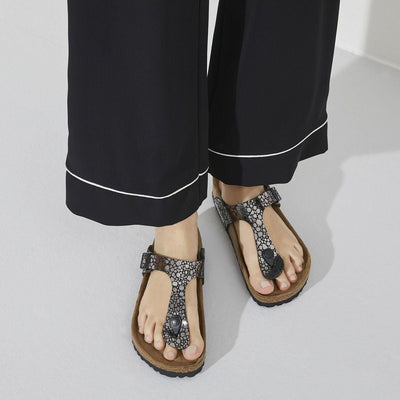 Birken®Stock Gizeh Birko-Flor en Noir Métallisé