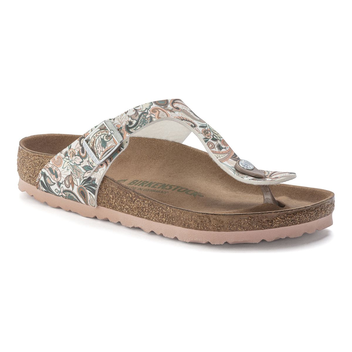 Birken®Stock Gizeh Vegan White Floral