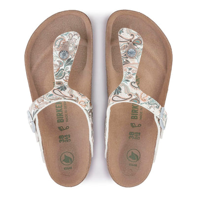 Birken®Stock Gizeh Vegan White Floral