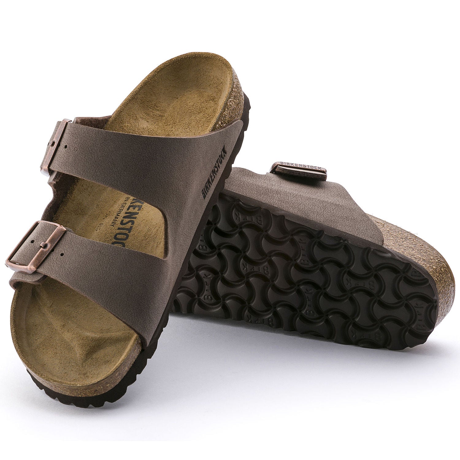 ARIZONA BIRKO-FLOR NUBUCK MOCHA SANDAL