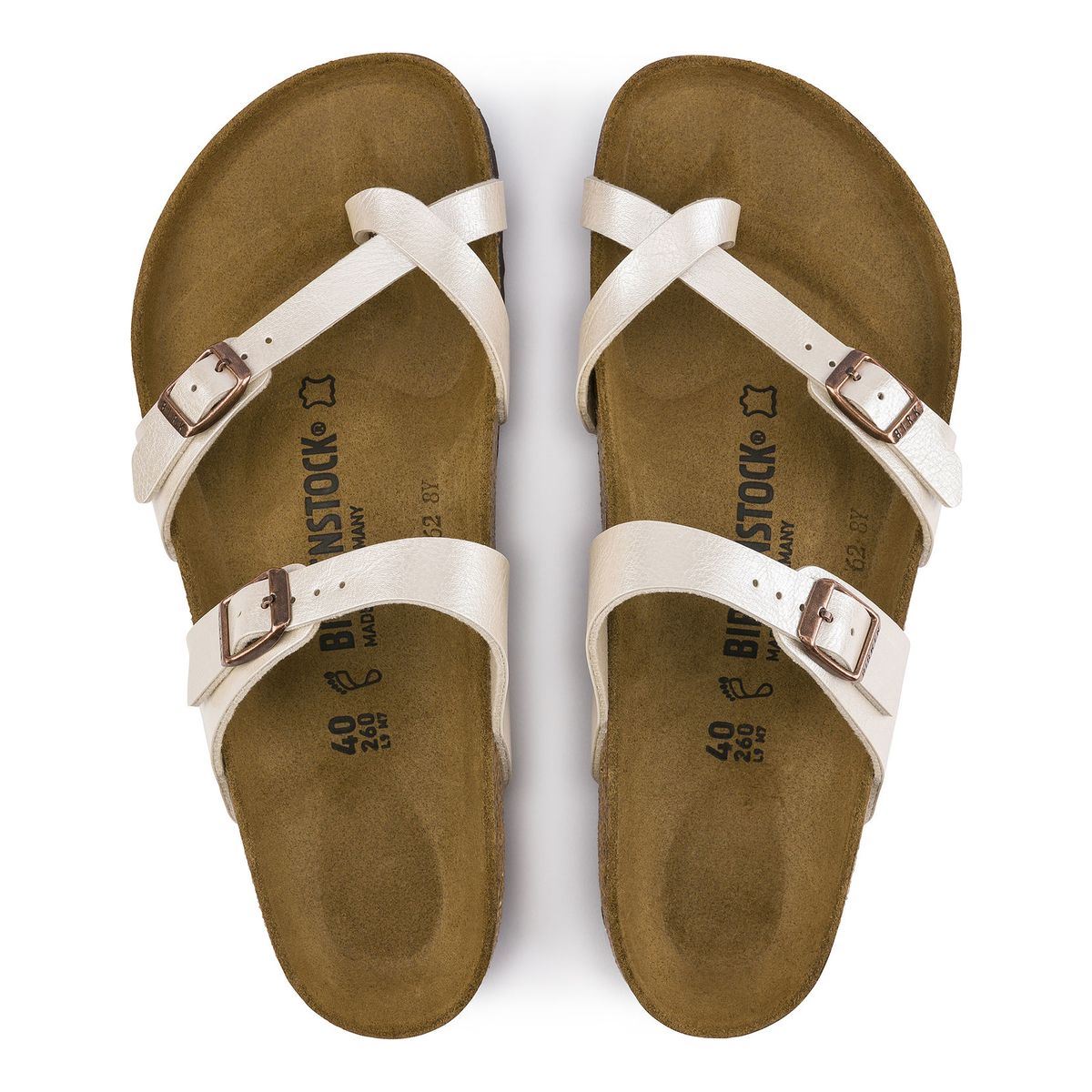 Women's Mayari Birko-Flor Perle Blanche