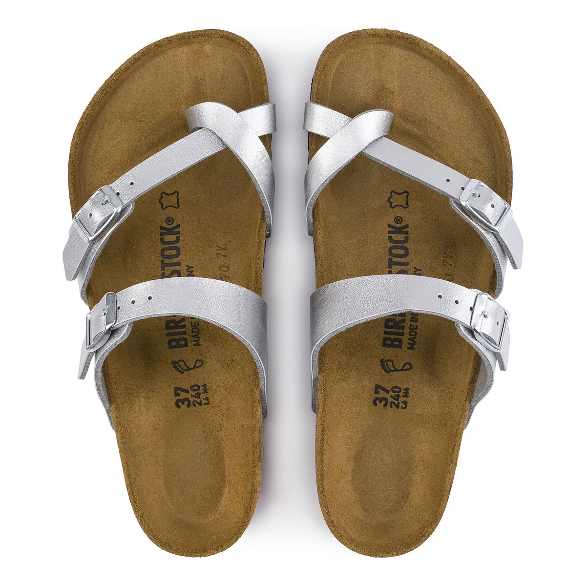 Mayari Birko-Flor Femme Argent