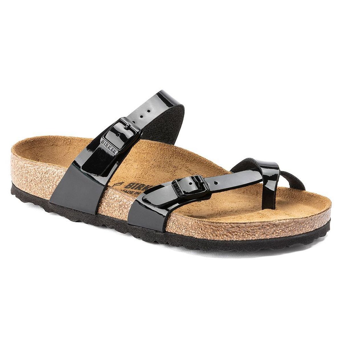 Mayari Birko-Flor Femme en Noir Laqué