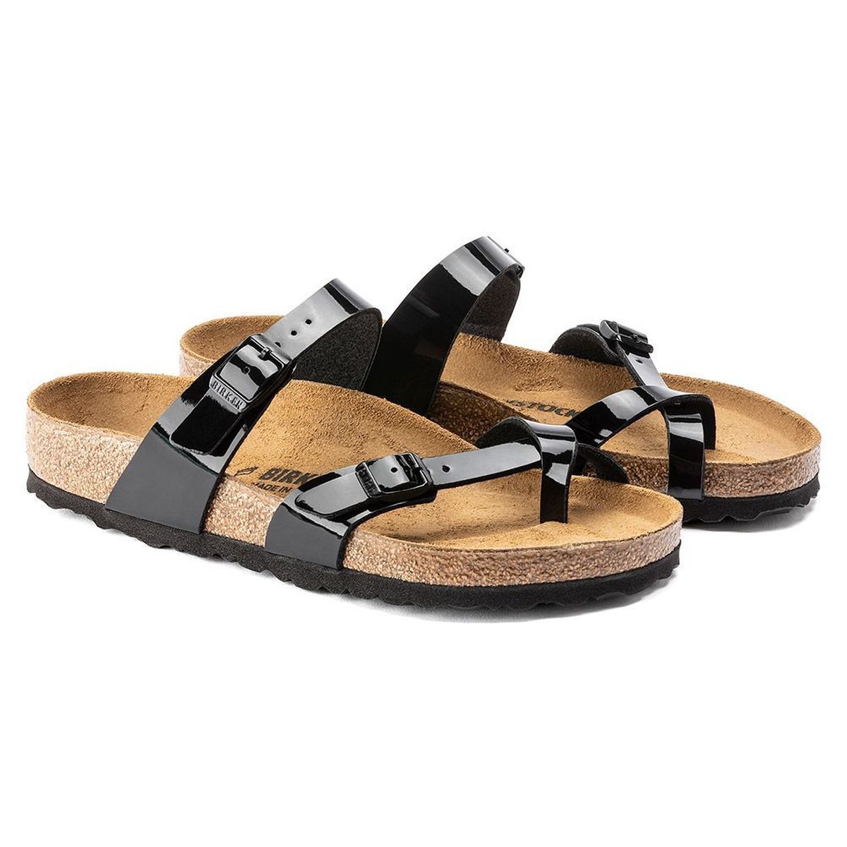 Mayari Birko-Flor Femme en Noir Laqué
