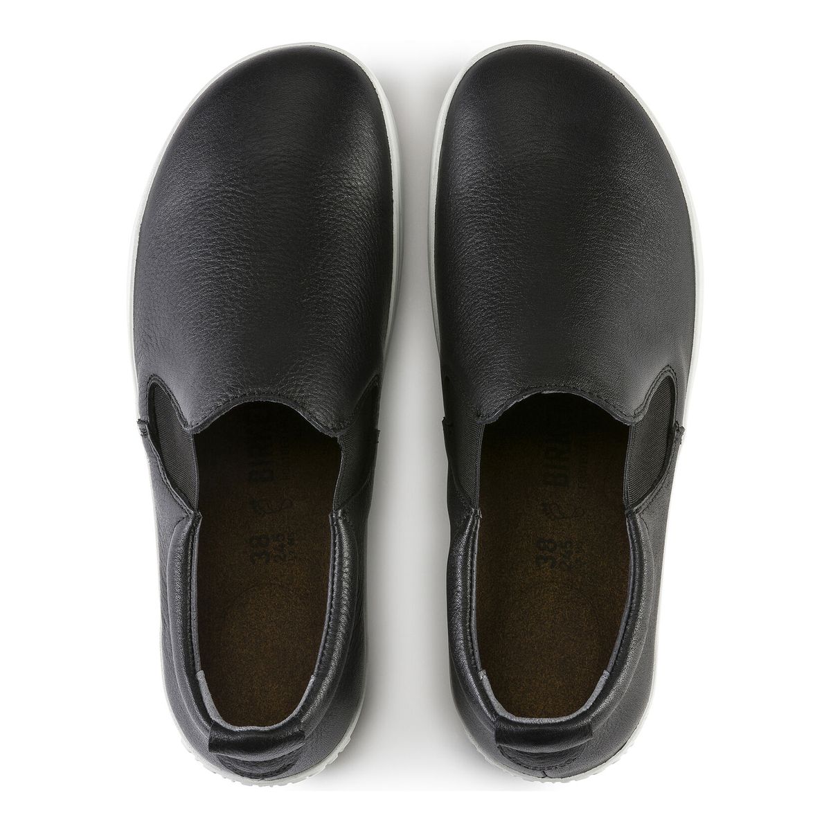 Birken®Stock QO400 Slip on Unisex Work Sneaker in Black