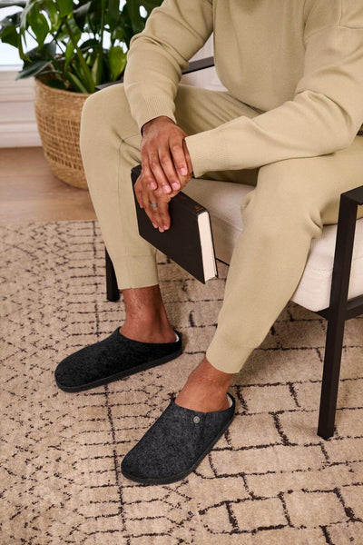 Birken®Stock Men's Zermatt Shearling in Black