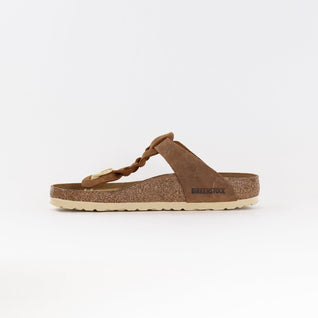 Gizeh Braided Geöltes Leder (Damen) - Cognac