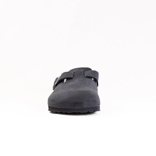 Boston (Unisex) - Schwarz Geöltes Leder