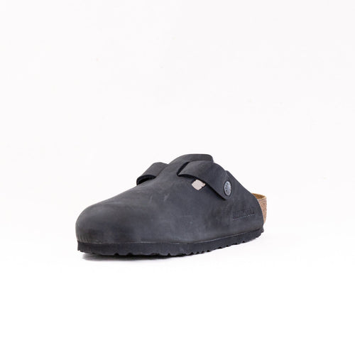 Boston (Unisex) - Schwarz Geöltes Leder