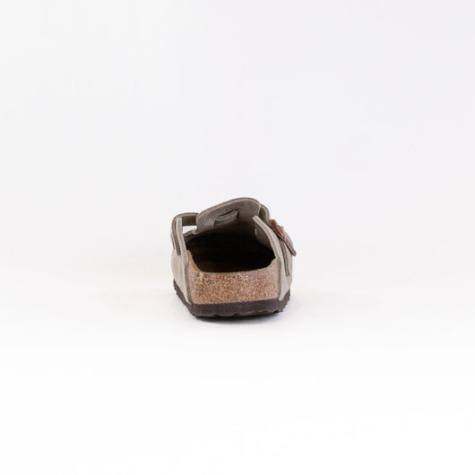 Boston Weiches Fußbett (Unisex) - Taupe Veloursleder