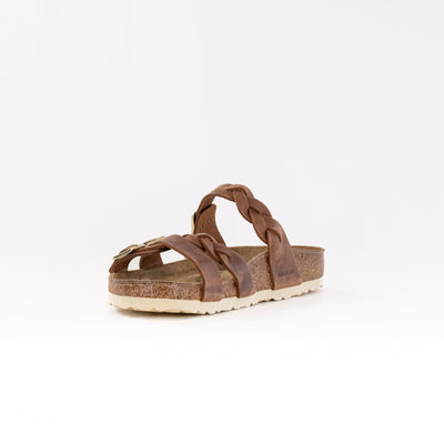 Franca Braided (Damen) - Cognac Geöltes Leder