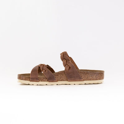 Franca Braided (Damen) - Cognac Geöltes Leder