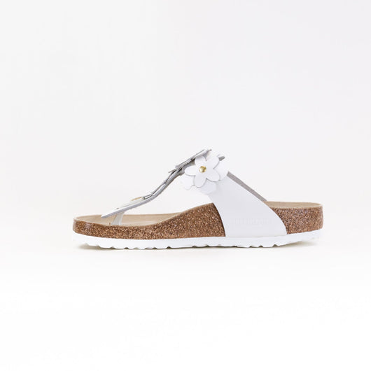 Gizeh Flower (Damen) - Weiß Leder