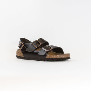 Milano Weiches Fußbett (Unisex) - Braun Amalfi Leder