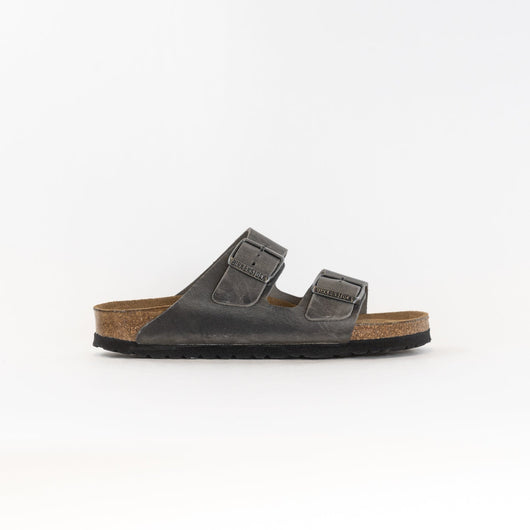 Arizona Weiches Fußbett (Unisex) - Eisengrau Geöltes Leder