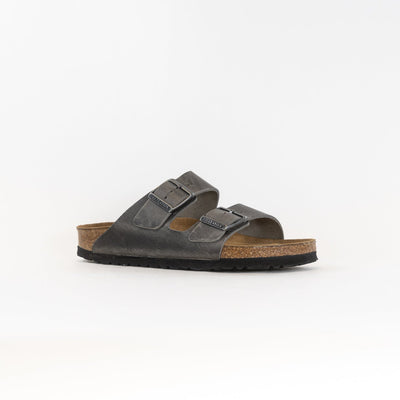 Arizona Weiches Fußbett (Unisex) - Eisengrau Geöltes Leder
