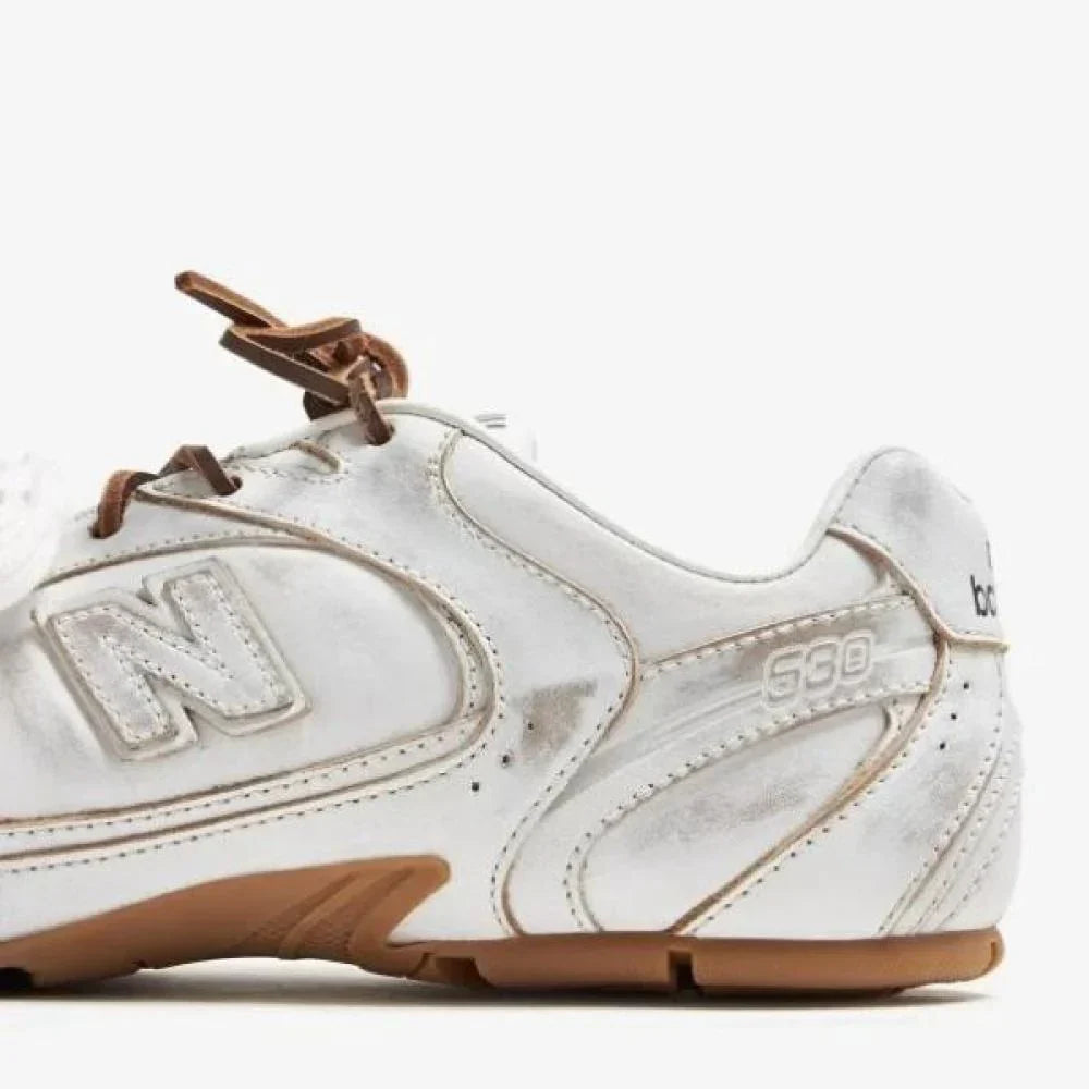 NB 530 x Miu Miu Cuir Blanc