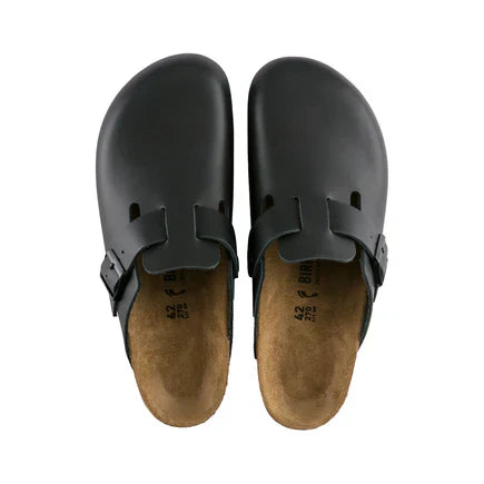 Boston cuir lisse noir