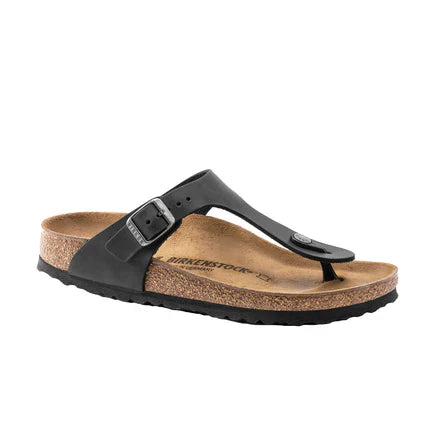 Gizeh cuir huilé noir
